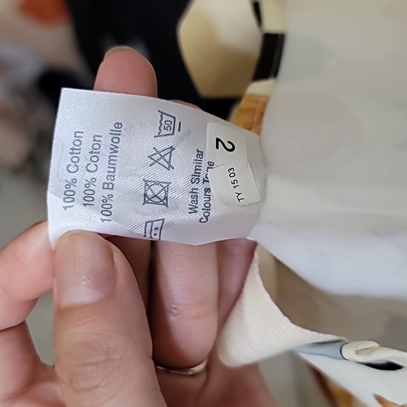 Cooking Apron cat print multicolored kitties nwot pocket cotton - Picture 7 of 7